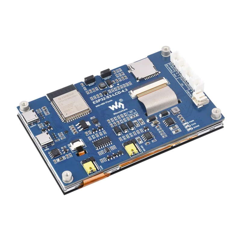 ESP32-S3 4,3-calowy ekran dotykowy LCD Opcja 800x480 Płytka wyświetlacza LVGL z czujnikiem CAN I2C RS485 — zdjęcie produktu 4