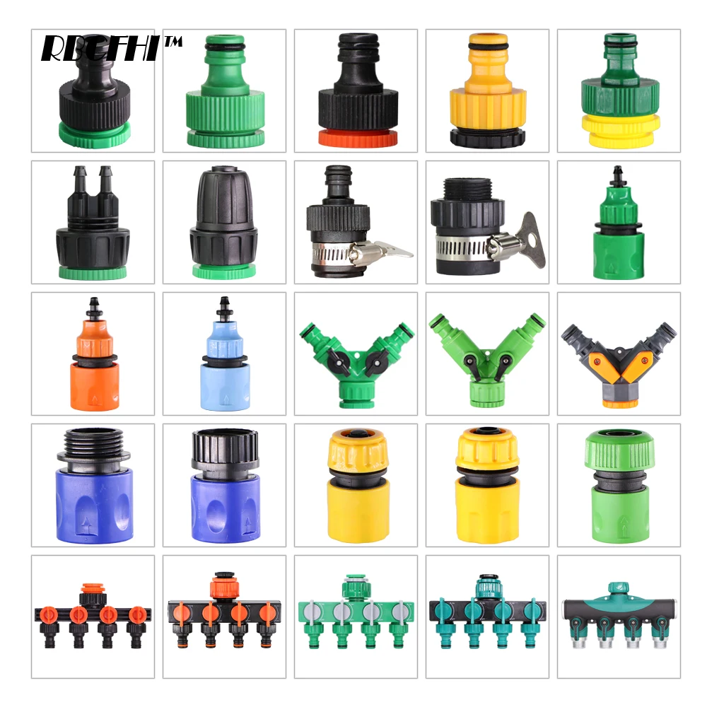 

Gardening Tap Watering 1/4" Hose Pipe Fitting Adapter 1/2" 1" 3/4" Male Female Thread Universal Nipple Joint Irrigation Tool