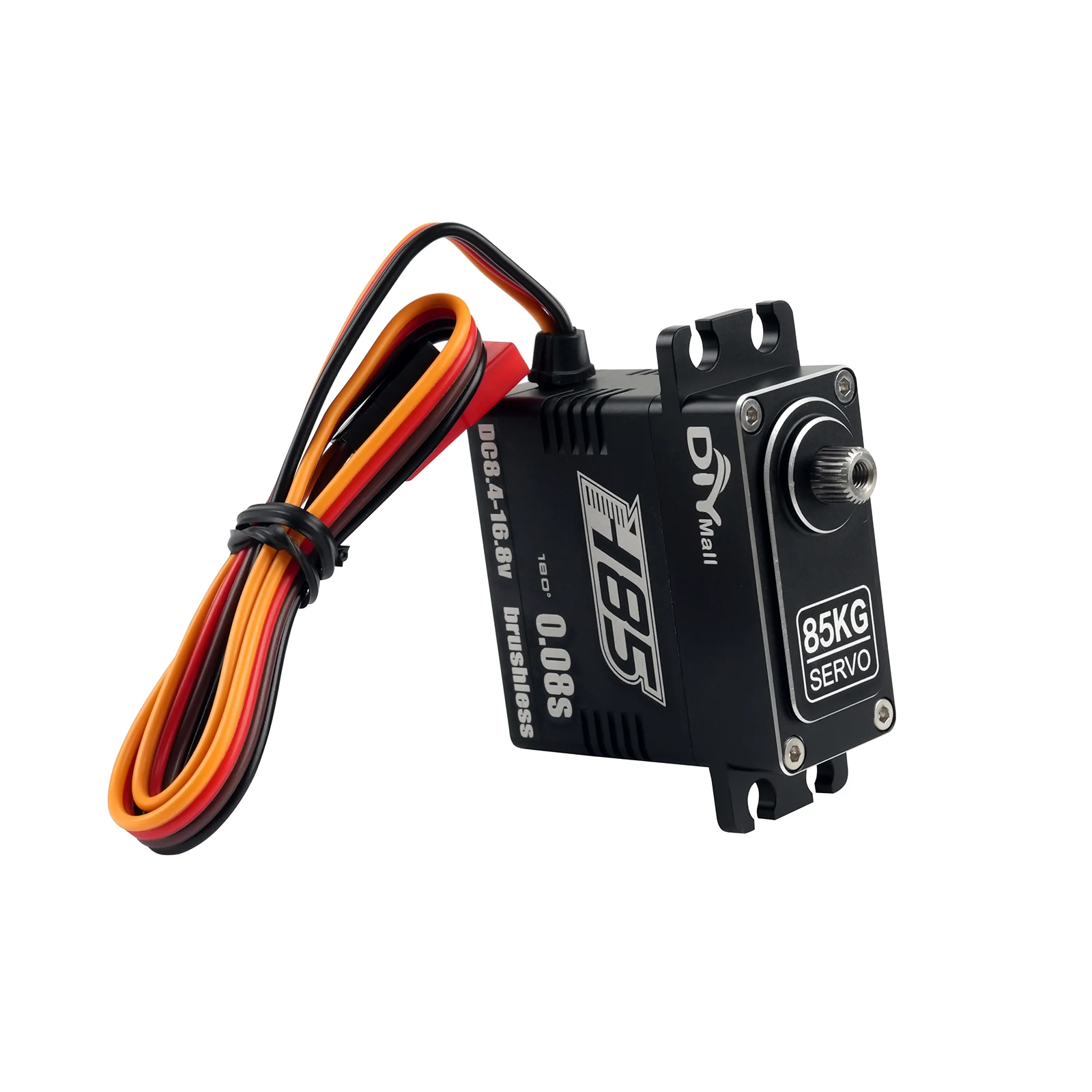 Servo numérique haute vitesse 85KG, 0.08sec, 60 degrés, 16.8V, moteur sans balais étanche, engrenage en acier pour Robot de voiture d'escalade RC