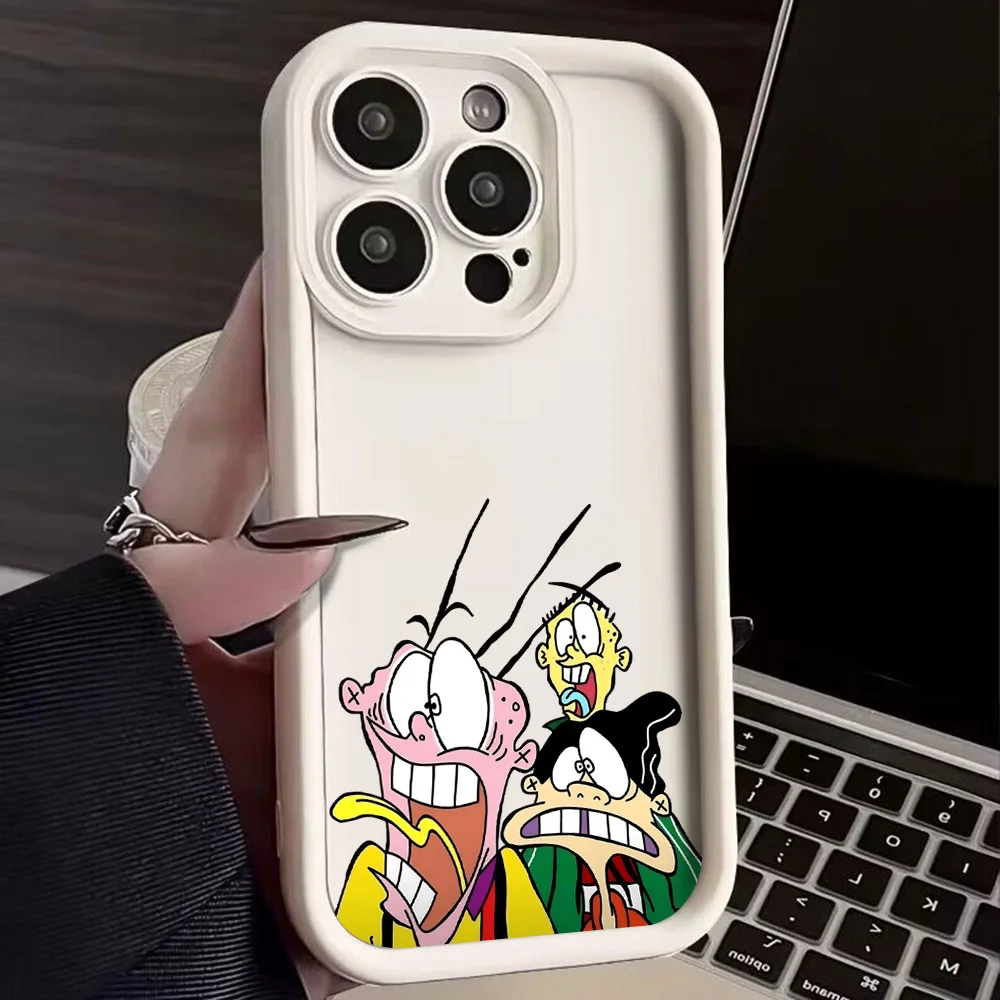 حافظة هاتف كارتونية E-Ed Edd N Eddy لهاتف موتورولا موتو إيدج G15 G24 50 G35 G05 G34 E14 G75 G PLAY G85 40 Neo Fusion Pro 4G 5G Soft
