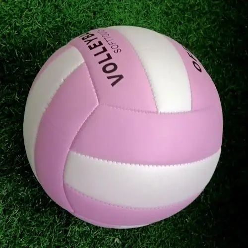 Imagen 1 del producto Voleibol de tamaño 5, voleibol suave para interiores y exteriores, para juego, entrenamiento de gimnasia, juego de voleibol de playa para principiantes y adolescentes