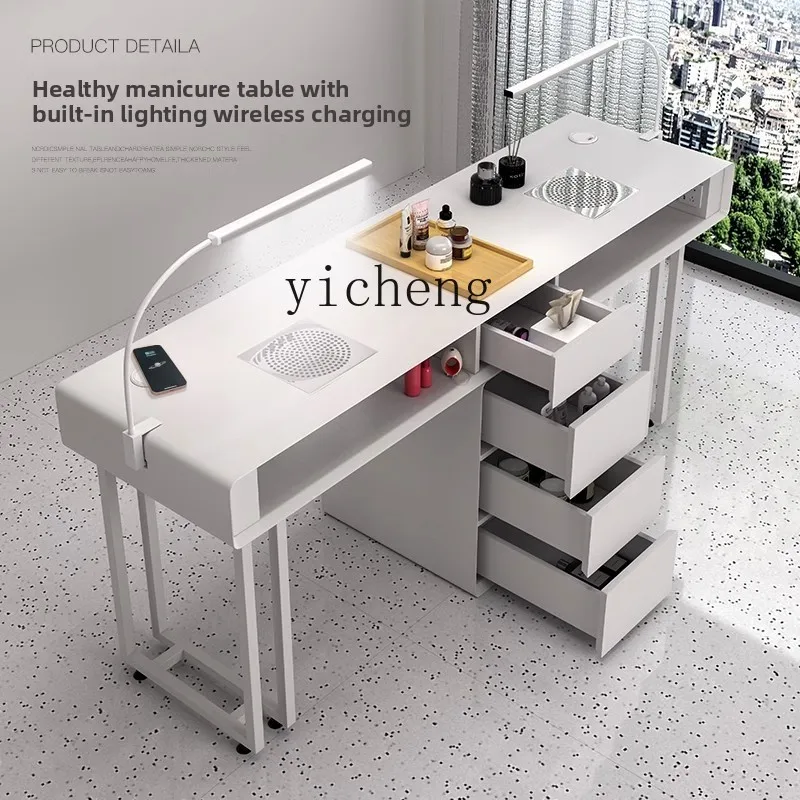 

LX Multifunctional Nail Table and Chair Set Economical Single and Double Nail Tables