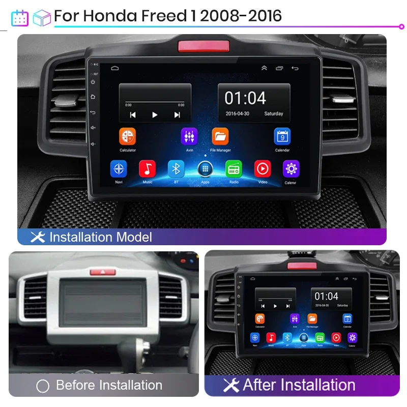

Android 13 Radio For Honda Freed Spike 2008 2009-2016 Car Radio Multimedia Video Player carplay Auto GPS Navigation 2din No dvd