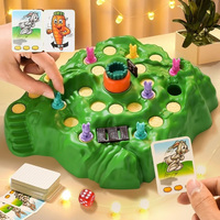 Carrot Rabbit Trap Table Board Defend Game Challenge Parent-Child Family Party Interactive Educational Puzzle Puzzle Toys Gifts