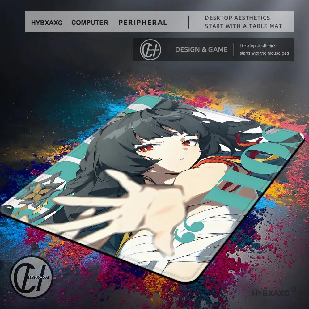 Gamer ZZZ Ellen Jane Nicole Koleda Lycaon Zenless Zone Zero Mouse Pad Mouse Mat PC offices accessories Desk Mat teclado Mousepad