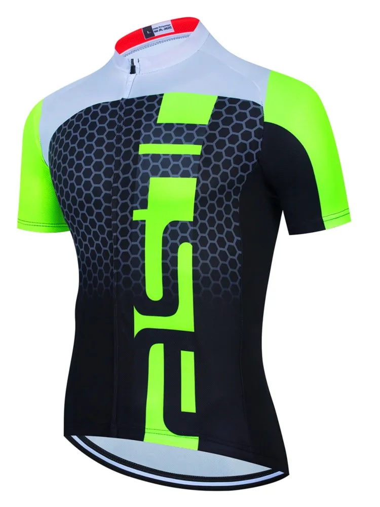 AliExpress NONE New Men's Cycling Jersey Short Sleeve Summer Bicycle Jersey Road Bike Shirt Cycling Clothing Breathable Pro Team 2026