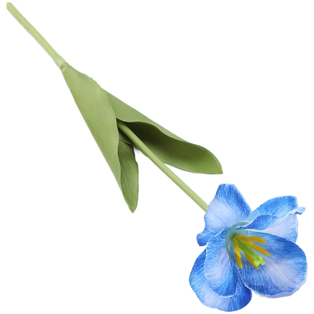 Premium Silk Tulip Artificial Flowers for Living Space Decoration Wedding Bouquets and Professional Photo Sets