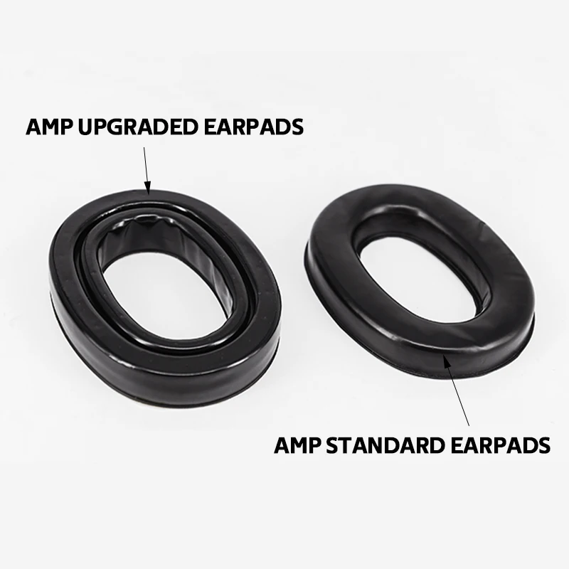 Recambio almohadillas gel auriculares tácticos AMP 3,5mm - imagen 2