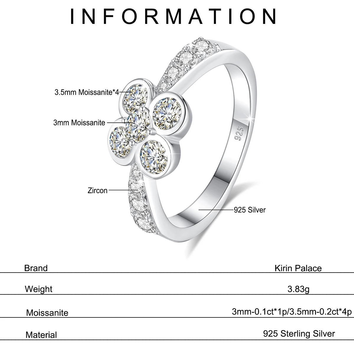 0.9CT Moissanite Ring for Women D VVS1 Round Diamond Double Halo Ring Engagement Christmas 925 Sterling Silver Wedding