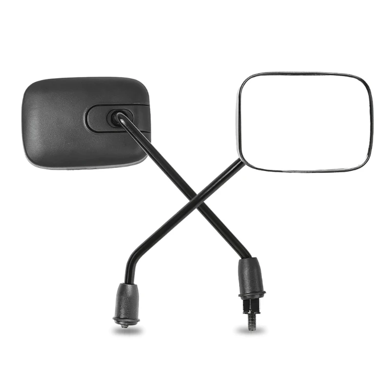 XA6H Commuters Friendly Motorcycle Rear View Mirror Adjustable Rotating Handlebar Side Mirror Universal