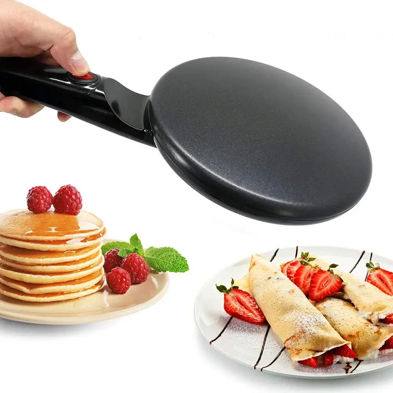 Convenient Multi-Functional house hold Electric Crepe Pancake Maker Intelligent Control Non-Stick Oil-Free Rice Stone Convenient