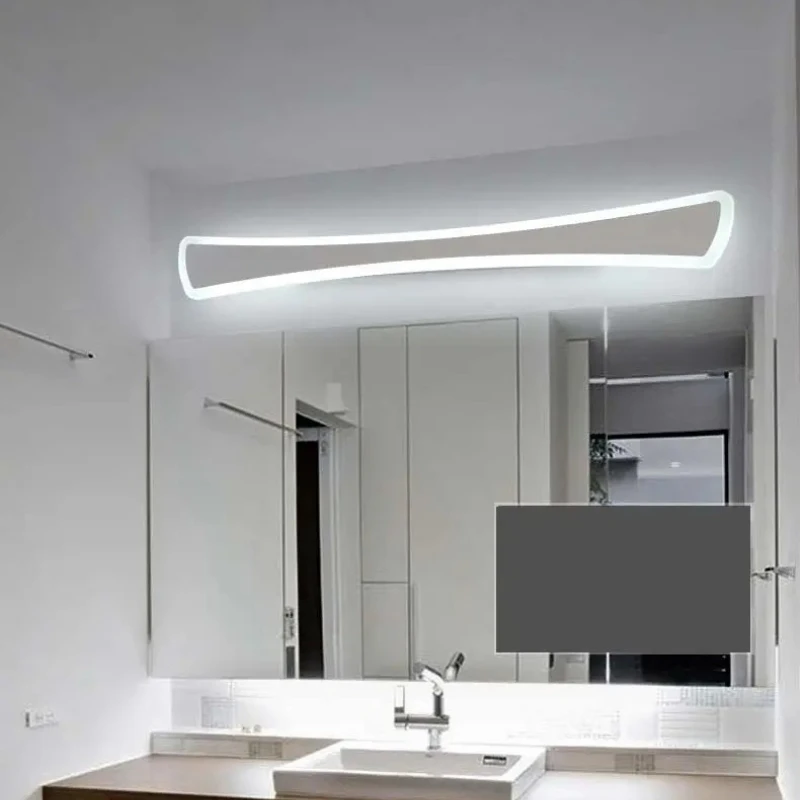 Modern Minimalist Wall Lamps Acrylic Indoor Mirror Light Home Decoration LED Chandelier for Bathroom Hotel Corridor Loft Bedroom