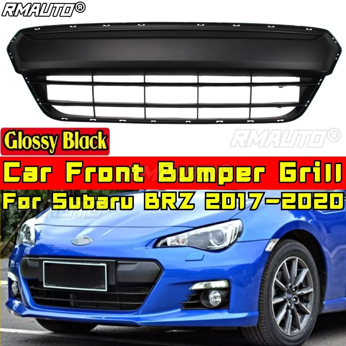 

Racing Grille Compatible With Subaru BRZ 2017-2020 Body Kit Front Bumper Grill Grills Car Accessories