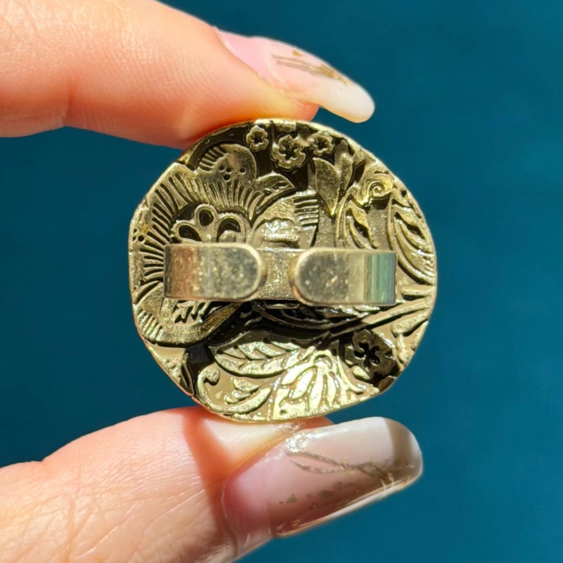 

Large Red Agate Blue Glaze Retro Rings Vintage Evil Eye Designer Jewelry For Ladies High Quality 2026 Party Decoration New Trend