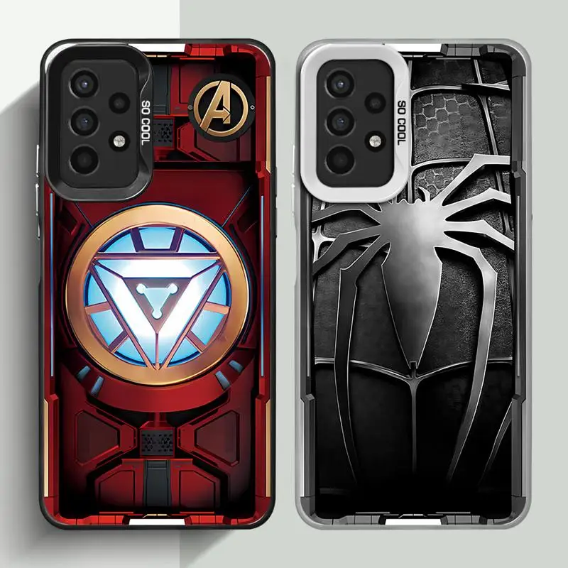 Marvel Super Hero Phone Case for Samsung Galaxy A53 A52s A54 A25 A15 A51 A52 A55 A71 A72 A73 4G 5G Soft Shockproof copa