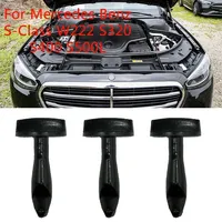 3X Car Front Cabin Hoods Clip Fixed Buckle Gasket 2014-2020 0009982395 For Mercedes For Benz S-Class W222 S320 S400 S500L