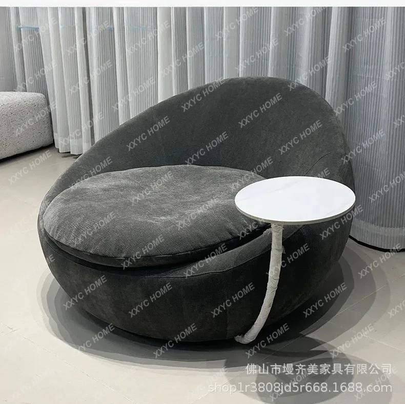 

Удобное вращающееся кресло-яйцо L Simple Arc, одноместное, в форме скорлупы, для отдыха.