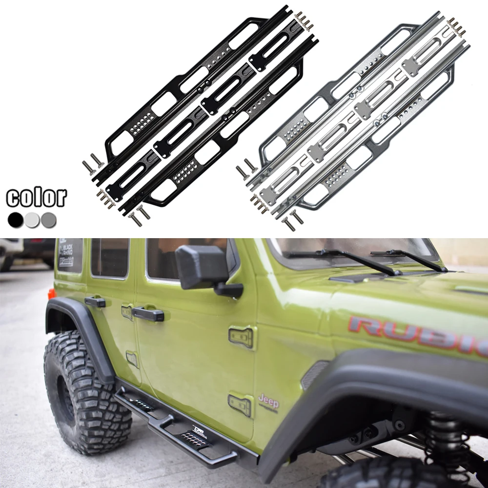 

GPM AXIAL 1/6 SCX6 JEEP JLU WRANG LER 4WD AXI05000T1 DIY Modified accessories Metal Alloy Aluminum Side Pedal Step AXI250003