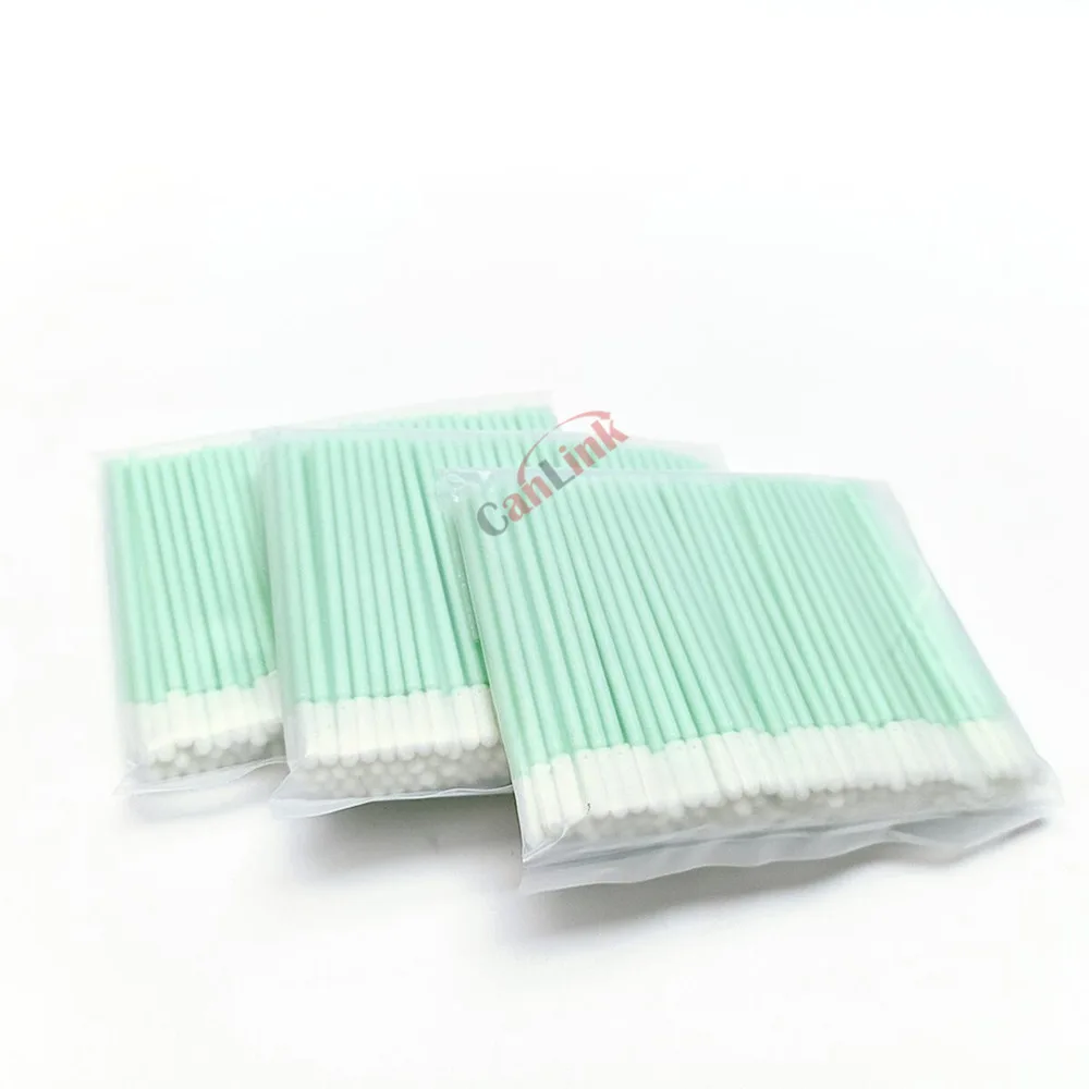 Fiber Optic Swabs For 1.25mm/2.5mm LC/SC/FC/ST Connectors 100PCS Fiber Cleaning Rod FTTH Tool Fiber Optic Cleaning Sticks