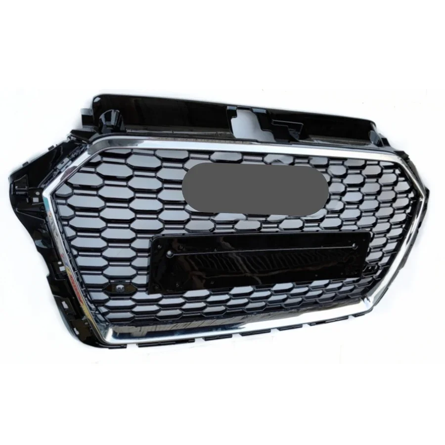 

Car Front Bumper Grill Center Grille For Audi A3/S3 8V 2017 2018 2019 2020 (Refit For RS3 Style) For RS3 Grill