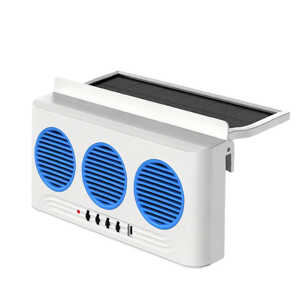 ABS Solar Exhaust Fan for Cars with Red Light Feature Designed for Reliable Air Circulation in Multiple Vehicle Types