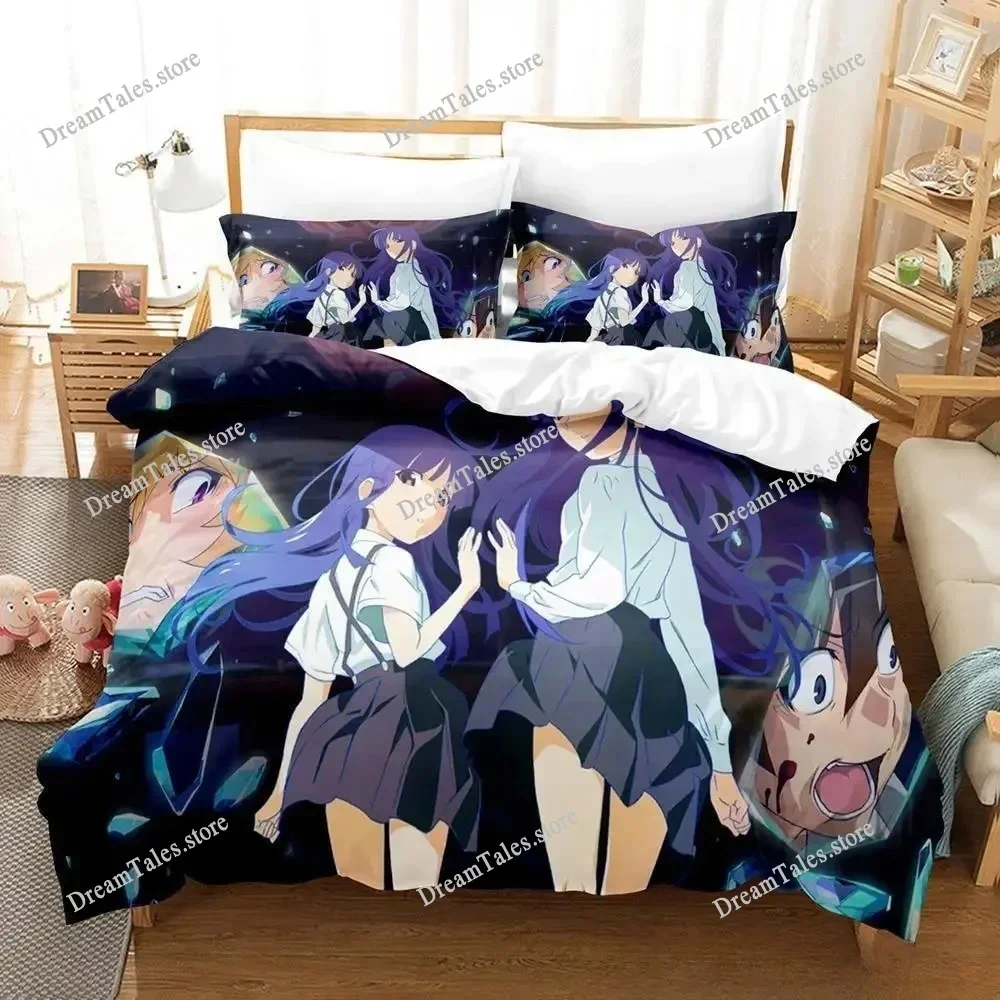 

3D Print Anime Higurashi When They Cry Bedding Set Single Twin Full Queen King Size Bed Set Aldult Kid Bedroom Duvet Cover Sets7