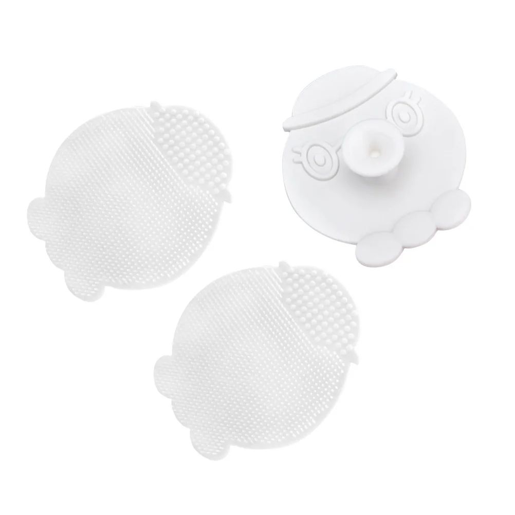 3 قطعة فرشاة تنظيف الوجه سيليكون الأخطبوط على شكل الغسيل اليدوي لتنظيف الوجه بالكامل خفيف على الجلد بسط صحي سهل #2