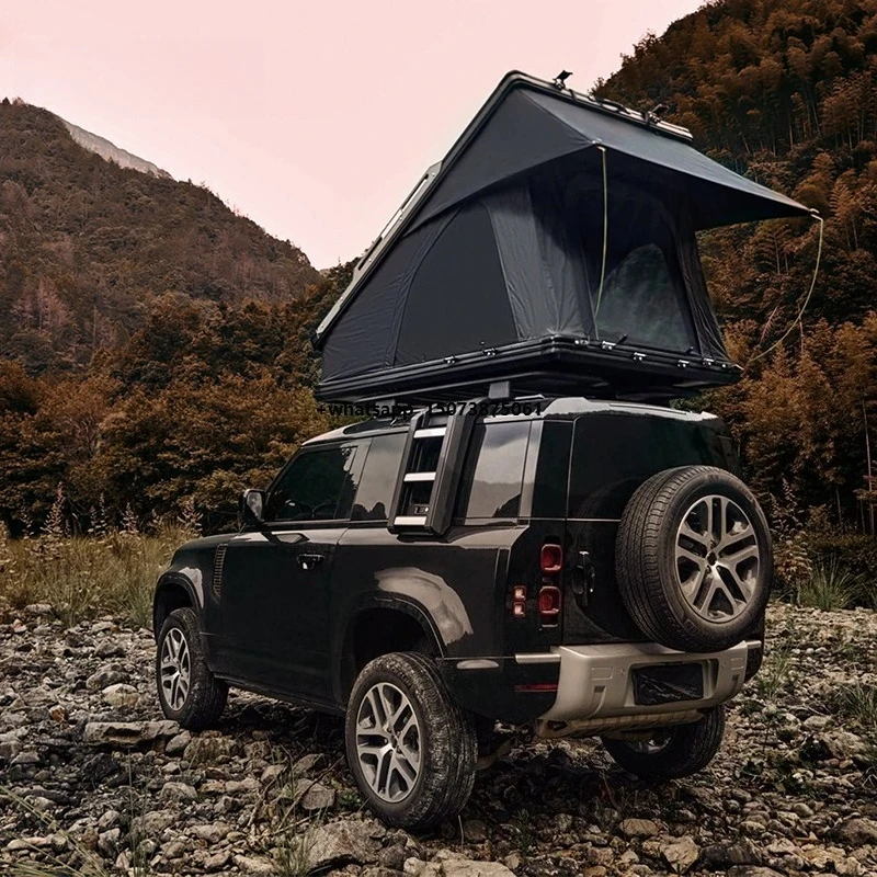 New SUV Triangle Type Car Roof Top Tent Outdoor Camping Hard Shell Aluminium Rooftop Tent