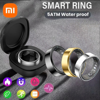Xiaomi Smart Ring Men Women, Heart Rate and Blood Oxygen Monitor Smartring IP68 & 5ATM Waterproof, Multi-sport Mode 2025 New