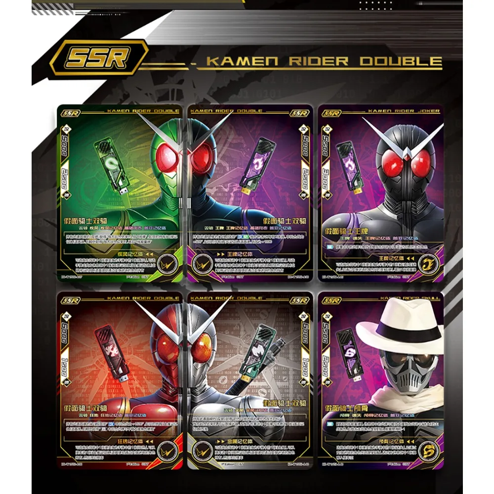 Oryginalne karty kolekcjonerskie Kayou Kamen Rider dla chłopców i dziewcząt, karty z postaciami z przygód, przystojne karty do gier bitewnych, rodzinna gra stołowa, prezent.