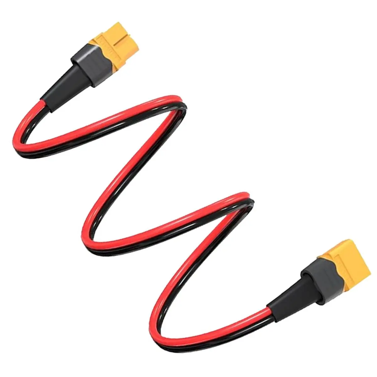 XT60H 12AWG Parallel Battery Connector Male/Female Cable Dual Extension 1M Silicone Wire for RC Battery Motor