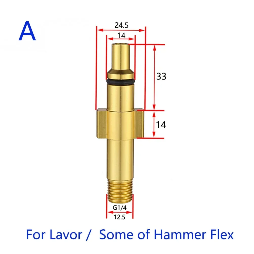 1pc Pressure Washer Snow Foam Adapter Connector For Karcher For Bosch Snow Foam Lance Foam Nozzle Adapter Car Washer Connectors