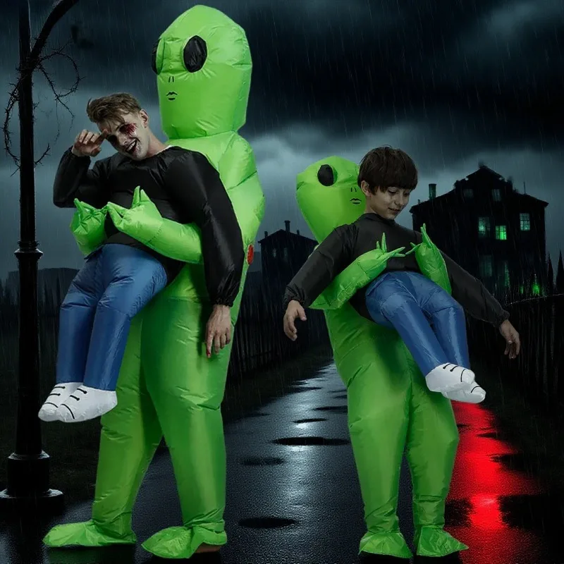 

Alien prank inflatable costume Halloween horror monster cosplay dress up set Halloween Holiday celebration party props gifts