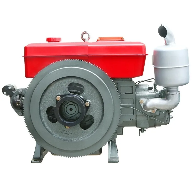 Single Cylinder Water-cooled 15 Full Horsepower Engine Small Tractor Agricultural Electric Start