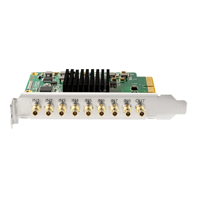 Ingresso 3G-SDI a 8 canali Uscita SDI a 1 canale Scheda di acquisizione video 1080p60 Scheda di uscita