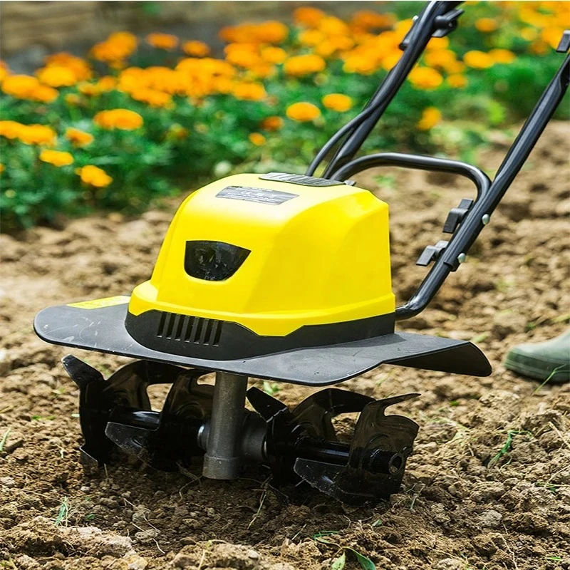 Household Mini Garden Cultivator 220V 2400W, Orchard Greenhouse Soil Loosening Tool