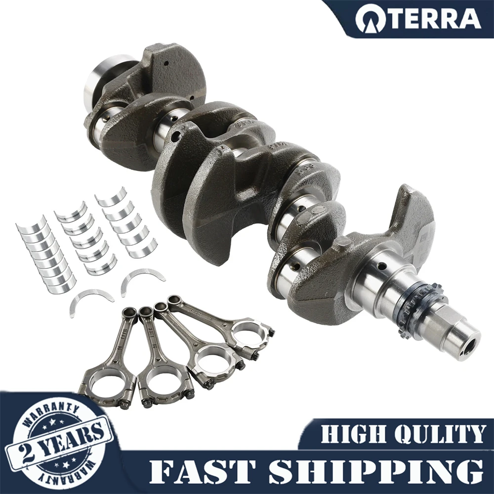 1.6L Engine Crankshaft Rods and Bearing Kit 21020-2B100 For Hyundai Accent/Kia Rio 2012-2019
