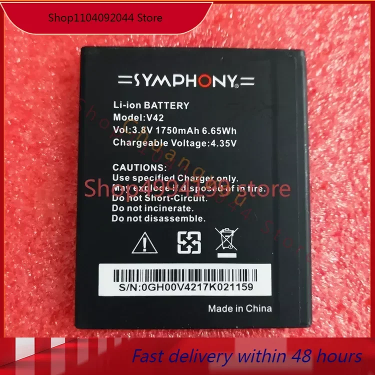 High Quality 1750mAh battery for Symphony V42 Cell Phone