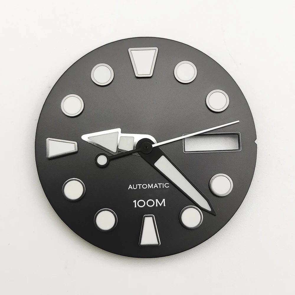 28.5mm Dial Aseptic Surface + Luminous Hands For NH36a Automatic Movement Diving Watch Case Accessories