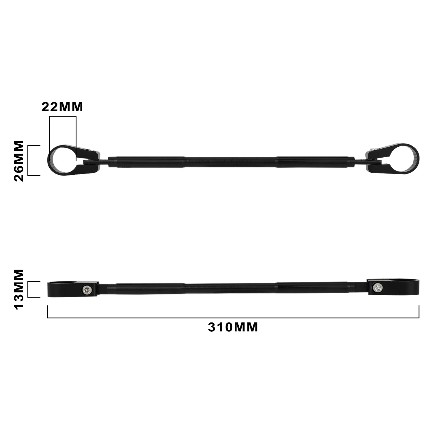 Motorcycle 22MM Handlebar Handle Bar Fat Bar Cross Bar Crossbar Brace For YAMAHA KTM HONDA KAWASAKI SUZUKI YZ250 YZ450F WR450F