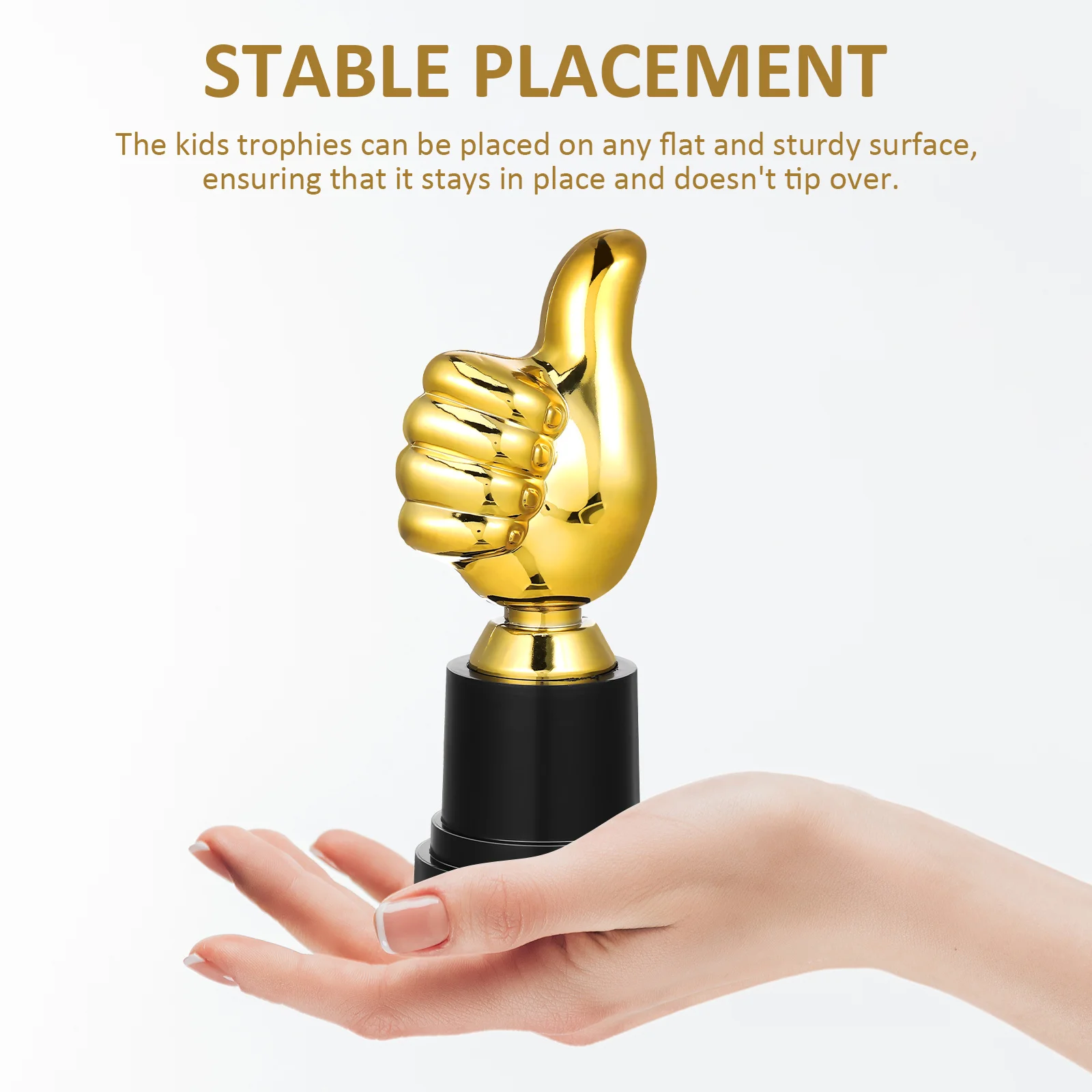 

6 Pcs 's Trophies Small Awards Plastic Trophy Kindergarten Competition
