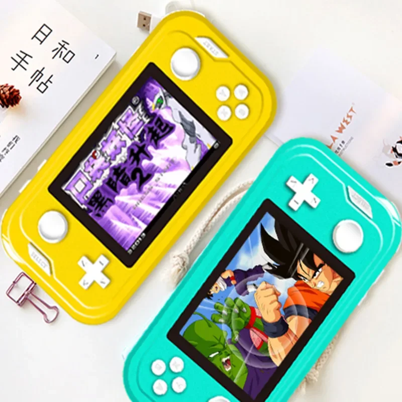 Arcade Handheld Games Console AV TV Output Gamepad TF Card Music Video E-book MP3 Player Retro Game Handle Joystick 3.5 Inch HD