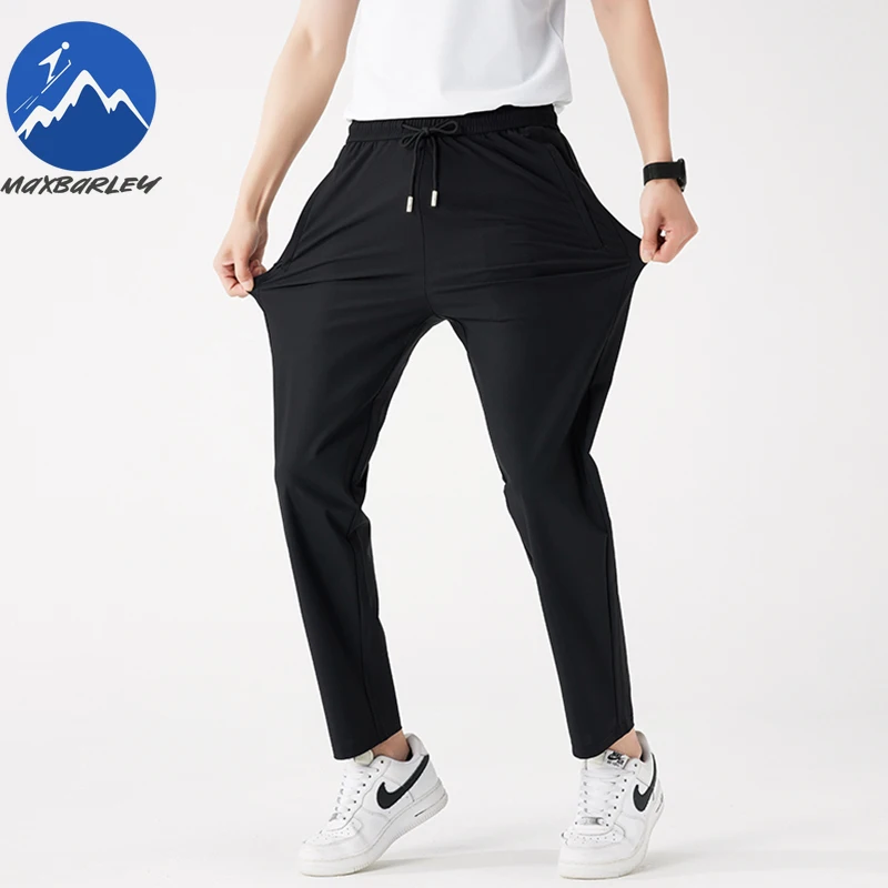 

Maxbarley Men Sweatpants Jogger Exercise Pants Gym Running Fitness Trousers Leisure Pants High Stretch Man Cycling Overalls 2026