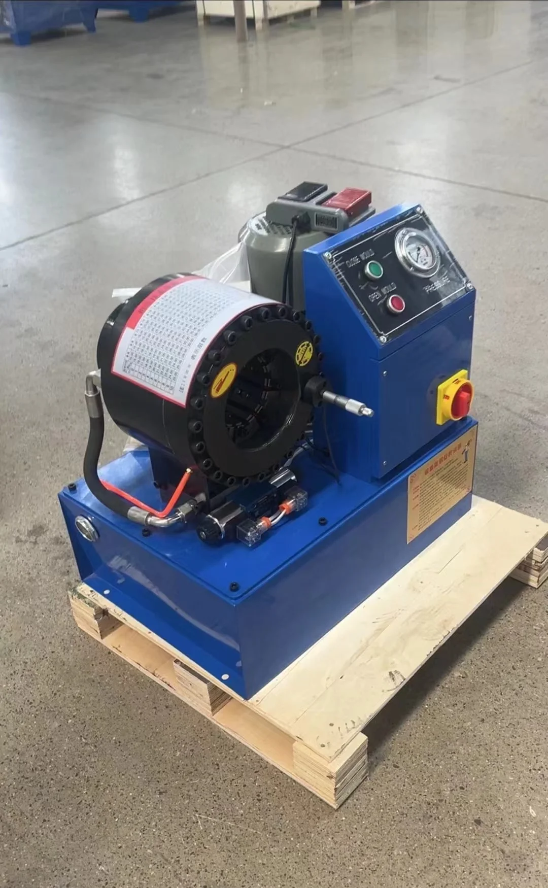 Nuevo tipo de máquina de montaje de tubos de bloqueo y engarzado de mangueras de componentes de motor y rodamiento de 220V, máquina de ensamblaje de tuberías