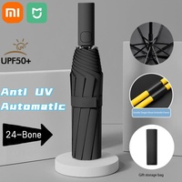 Xiaomi Mini 24Bone Umbrella Folding Automatic Anti UV Rain Sun Umbrella Portable Windproof Light Women Men Parasol Umbrella