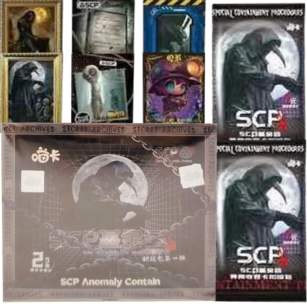 

SCP Foundation Collection Cards Supernatural Creatures Unique Creative Limited Edition Anime Rare Cards Fans Favorite Gifts Toys