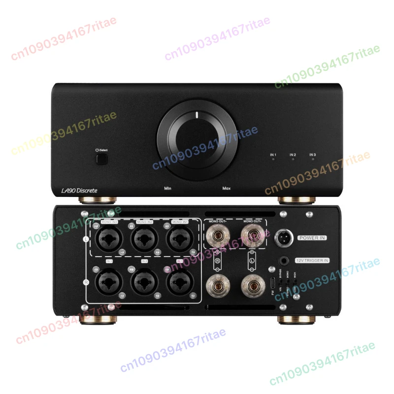 

LA90 Discrete Hi Res Audio Power Amplifier NFCA 120W*2 Stereo Amplifier Mono 220W 3x XLR TRS Balanced Inputs HiFi Amp