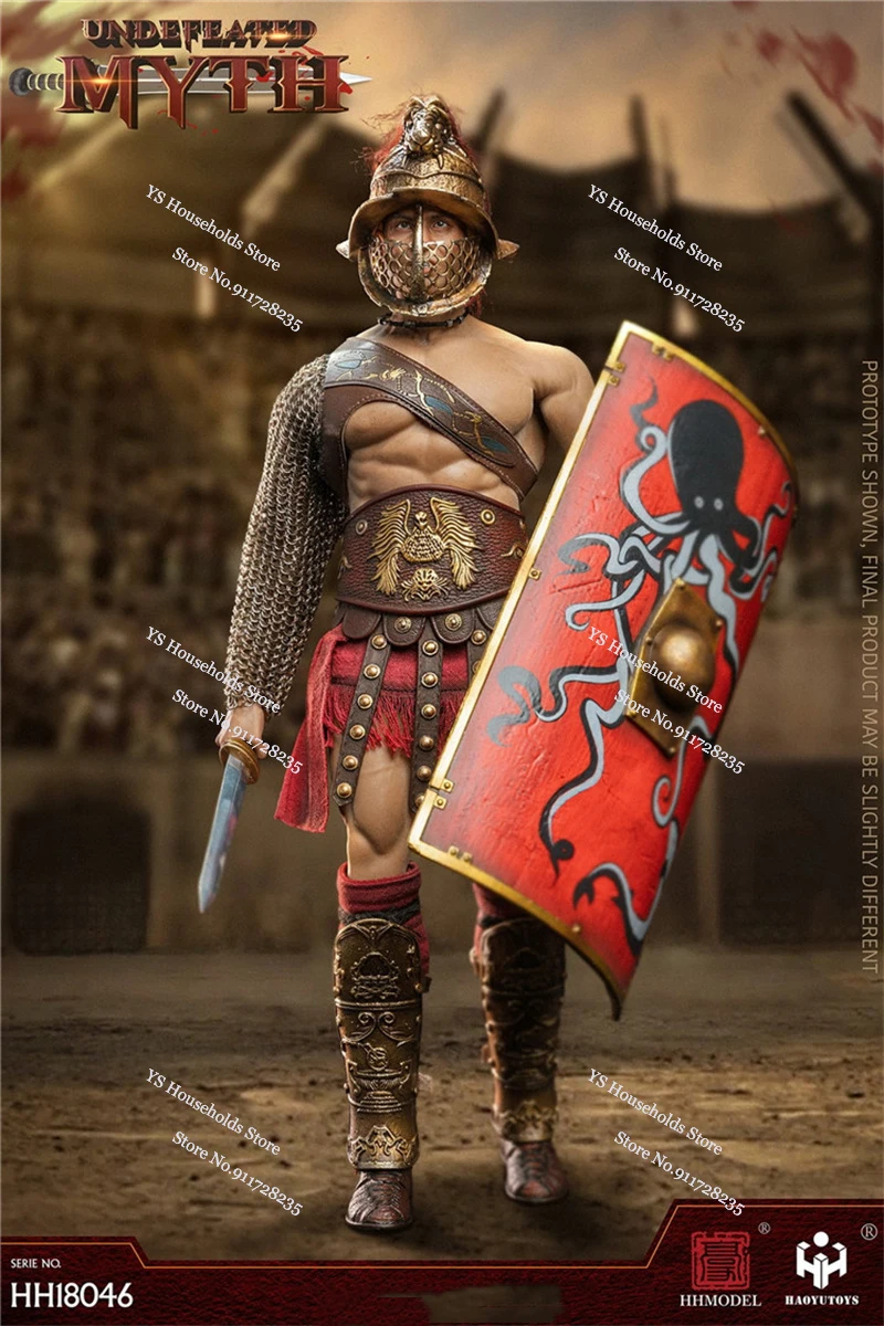 

HHMODEL x HAOYUTOYS HH18046 1/6 Empire Legion-Непобедимый миф, меч, щит, модель, орнамент, 12 дюймов, полный набор, фигурка мозговых парень, модель