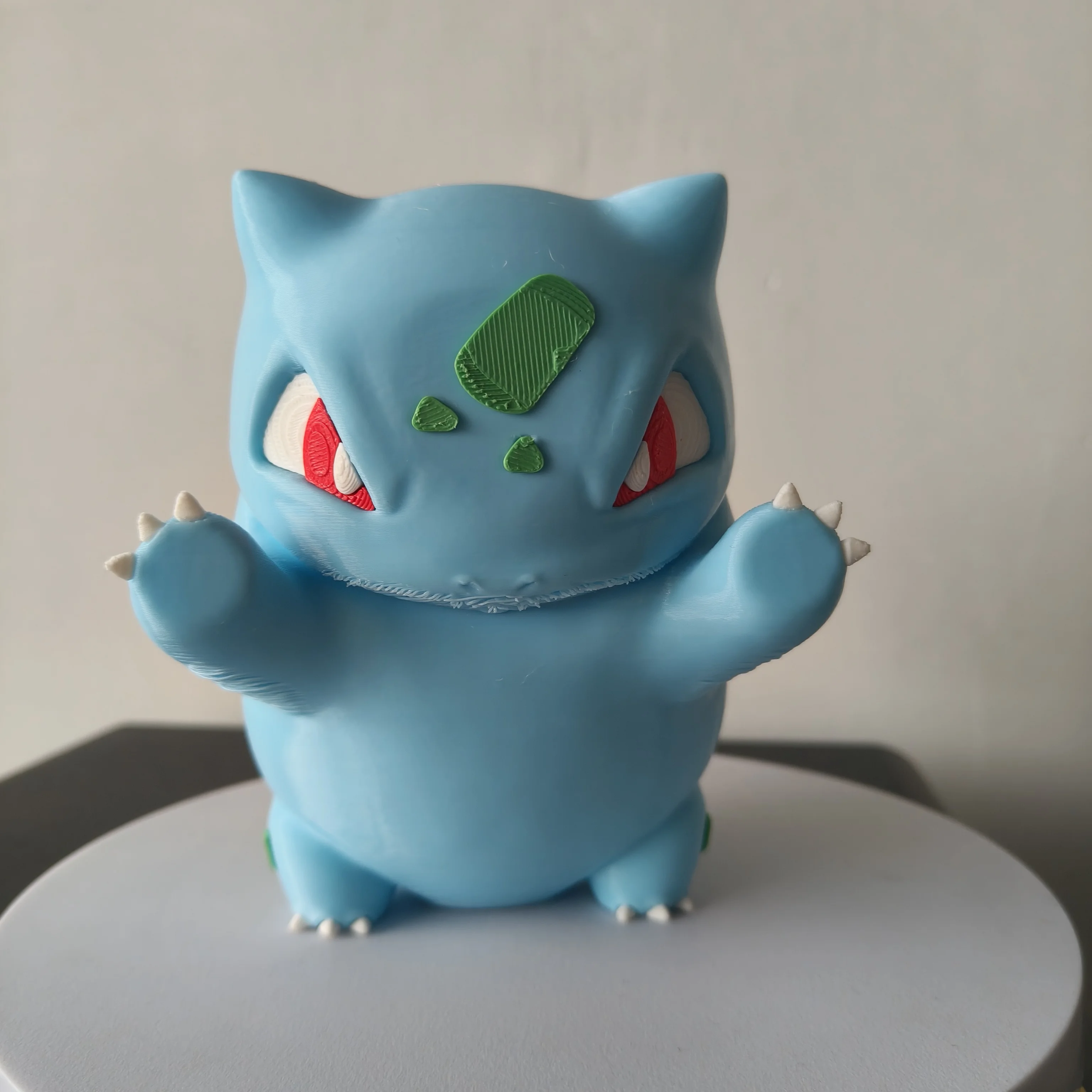 3D-Druck Pokémon Bulbasaur Spiel-Zubehör Actionfigur Sammlerstück Desktop-Dekoration Geschenk