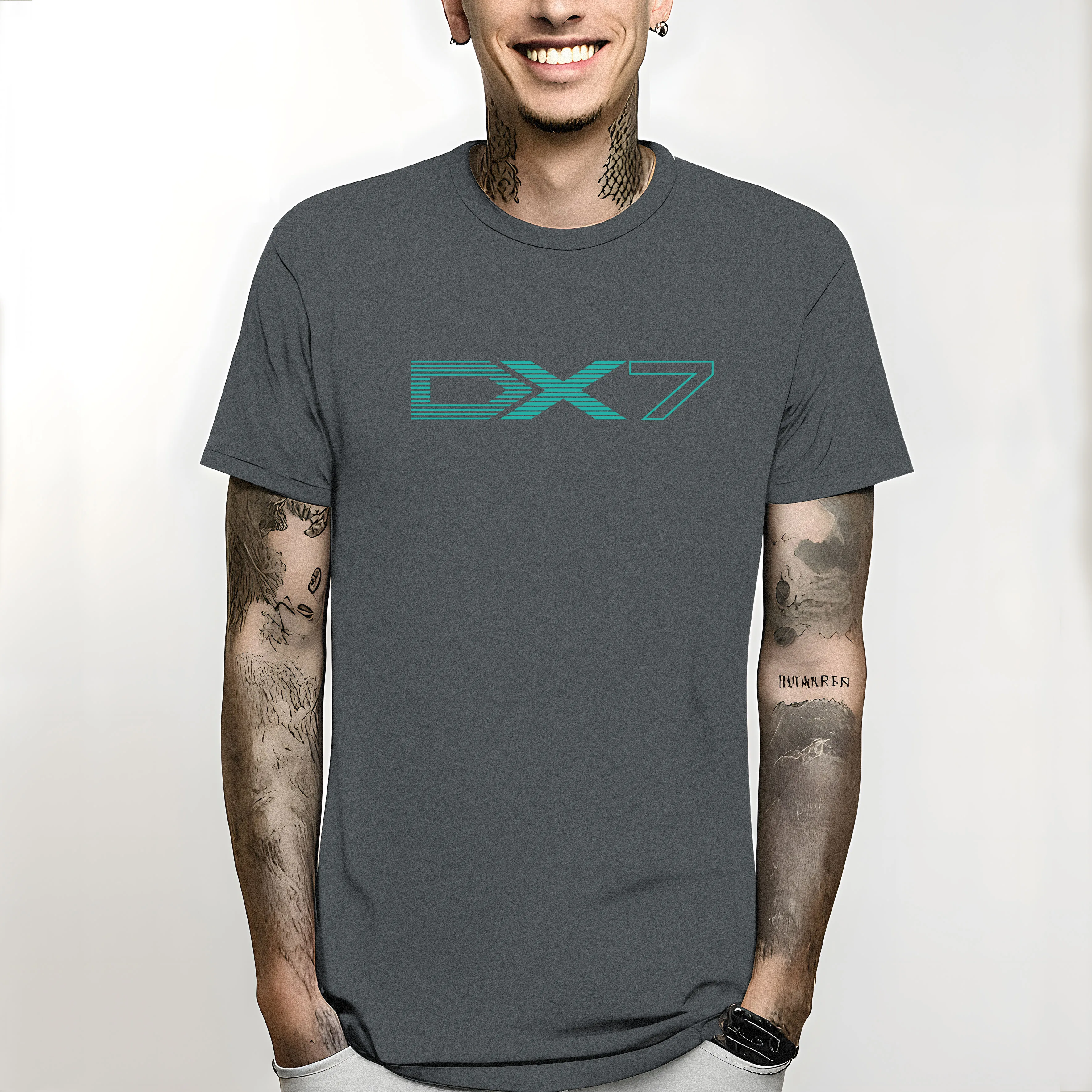 2024 Legendary Synth DX7 T-Shirt summer clothes custom kawaii clothes Short sleeve Men\'s graphic oversized streetwear fashion